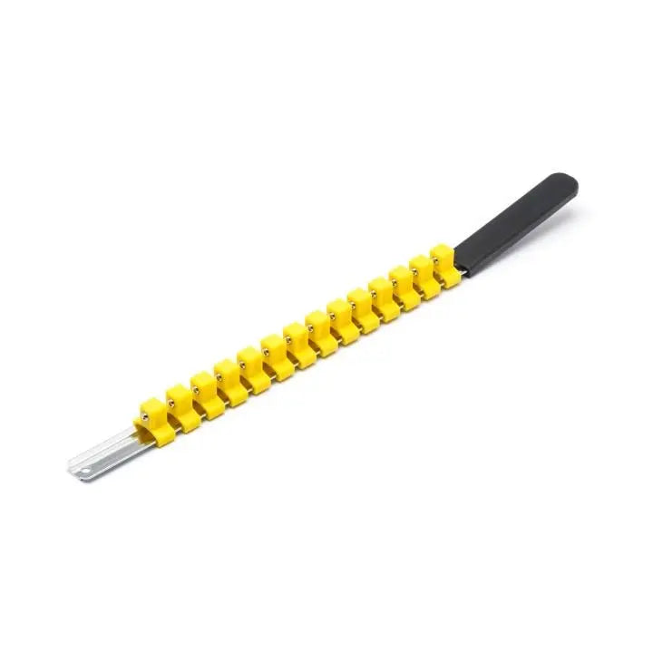 CRESCENT 1/2 in Drive Yellow Socket Rail with 14 Clips, 17-1/2 in - GW CSR2 CRESCENT