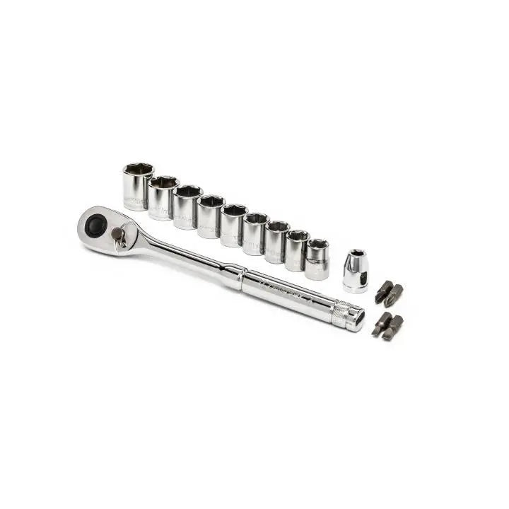 CRESCENT Set of 15 3/8 in Drive 6-Point Metric Mechanics Tool - GW CSWS38MM15 CRESCENT