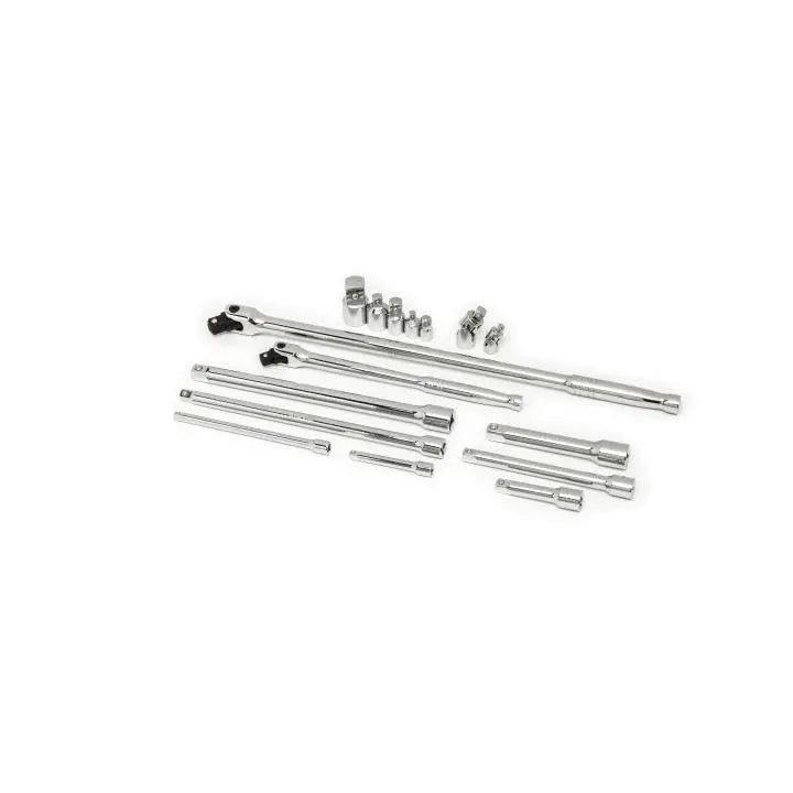 CRESCENT 16 Pc. 1/4", 3/8", 1/2" & 3/4" Socket Accessories Set - CTK16 CRESCENT