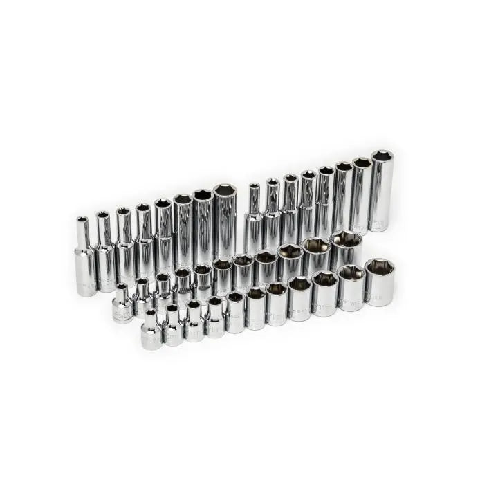CRESCENT Set of 180 1/4 in, 3/8 in Drive 6 Point SAE/Metric Professional Tool - GW CTK180 CRESCENT