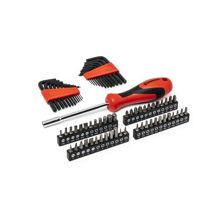 CRESCENT Set of 180 1/4 in, 3/8 in Drive 6 Point SAE/Metric Professional Tool - GW CTK180 CRESCENT