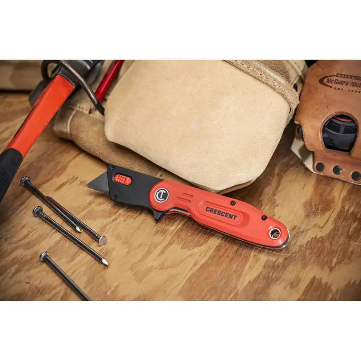 CRESCENT Hybrid EDC Folding Utility Knife, 7 in - GW CTKFHEDC Knife CRESCENT