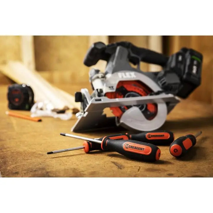 CRESCENT Set of 4 Torx Dual Material Screwdriver - GW CTSET4PC Screwdriver Set CRESCENT