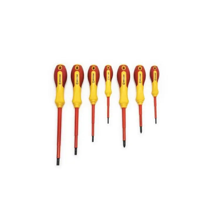 CRESCENT Set of 7 VDE Insulated Screwdriver - GW CTVDESDS CRESCENT