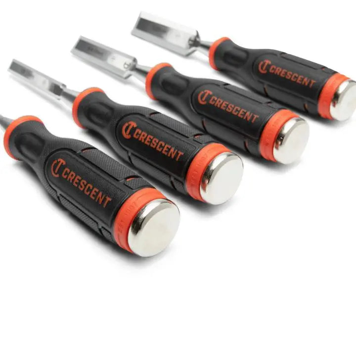 CRESCENT Set of 4 Wood Chisel - GW CWCHS4 Chisel Set CRESCENT
