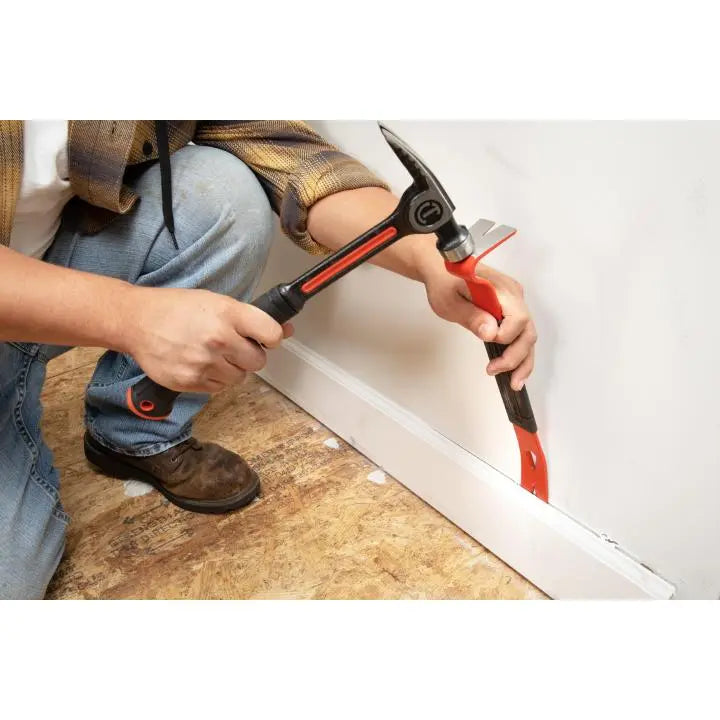 CRESCENT Flat Pry Bar with Grip, 15 in - GW FB15-06 Pry Bar CRESCENT