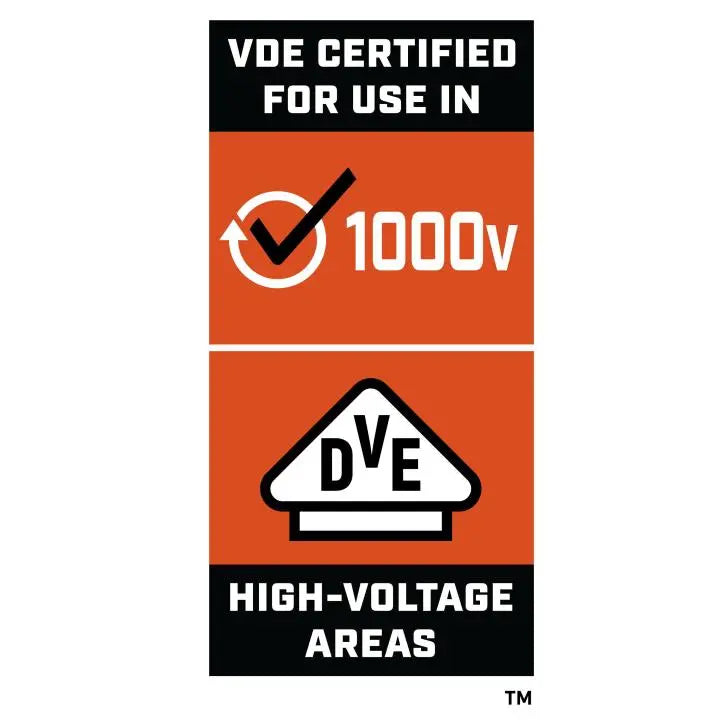 CRESCENT VDE Insulated Diagonal Cutting Plier, 7 in - GW 7DIAGVDE Plier CRESCENT