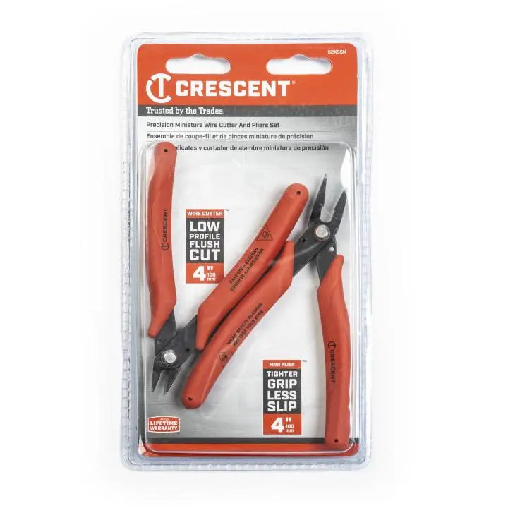 CRESCENT Set of 2 Shear Cutter Mini Pliers - GW S2KS5NN CRESCENT