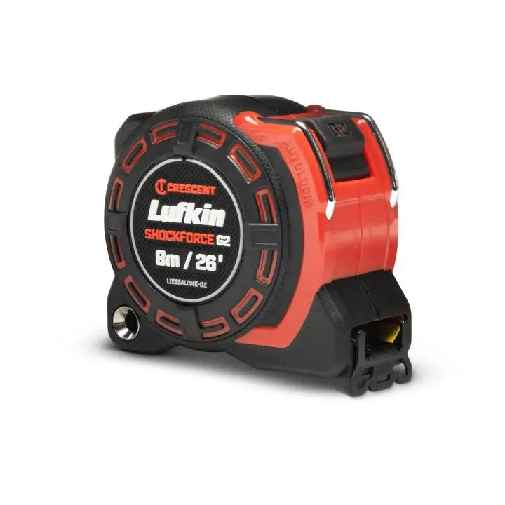 LUFKIN 1-1/4 in x 26 ft Shockforce G2 Auto-Lock Tape Measure - GW L1225ALCME-02 Measuring Tape LUFKIN