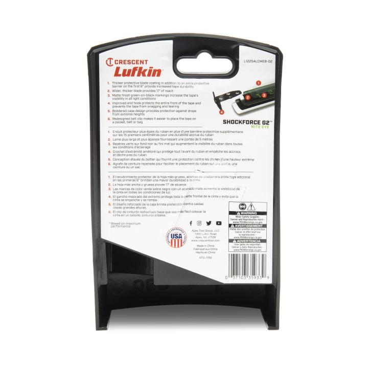 DISCONTINUED - GW L1225ALCMEB-02 Measuring Tape LUFKIN