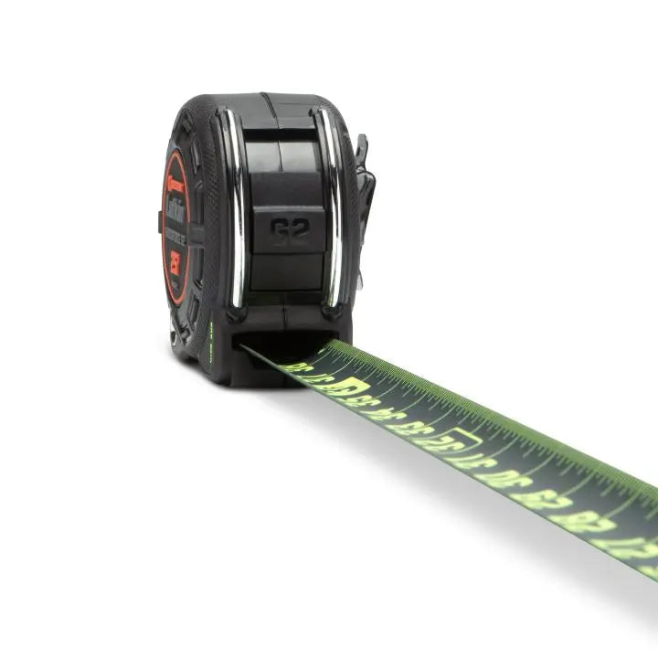 LUFKIN 1-1/4 in x 25 ft Shockforce Nite Eye G2 Tape Measure - GW L1225B-02 Measuring Tape LUFKIN