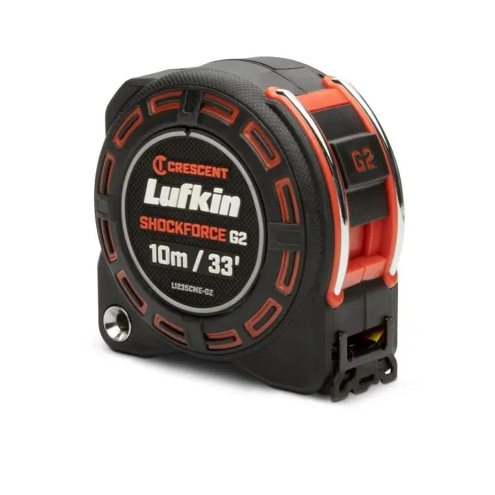 LUFKIN 1-1/4 in x 33 ft Shockforce G2 Tape Measure - GW L1235CME-02 Measuring Tape LUFKIN