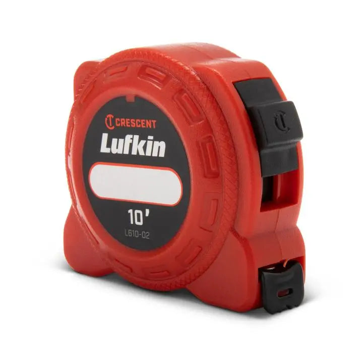 LUFKIN 1/2 in x 10 ft L600 Series Yellow Clad Power Tape Measure - GW L610-02 Measuring Tape LUFKIN