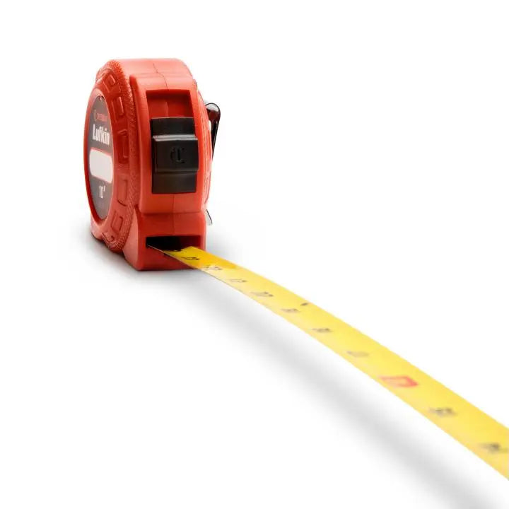 LUFKIN 1/2 in x 10 ft L600 Series Yellow Clad Power Tape Measure - GW L610-02 Measuring Tape LUFKIN