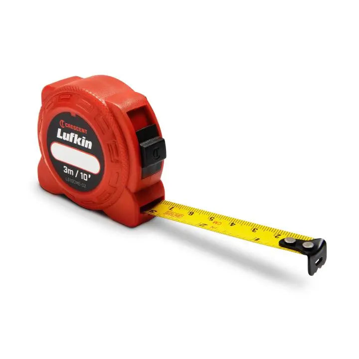 LUFKIN 1/2 in x 10 ft L600 Series Power Tape Measure - GW L610CME-02 Measuring Tape LUFKIN