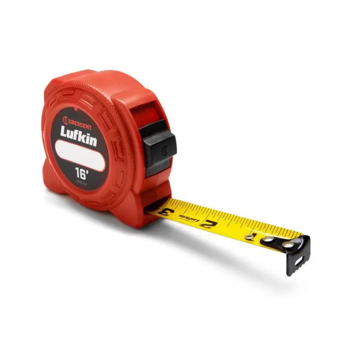 LUFKIN 3/4 in x 16 ft L600 Series Yellow Clad Power Tape Measure - GW L616-02 Measuring Tape LUFKIN