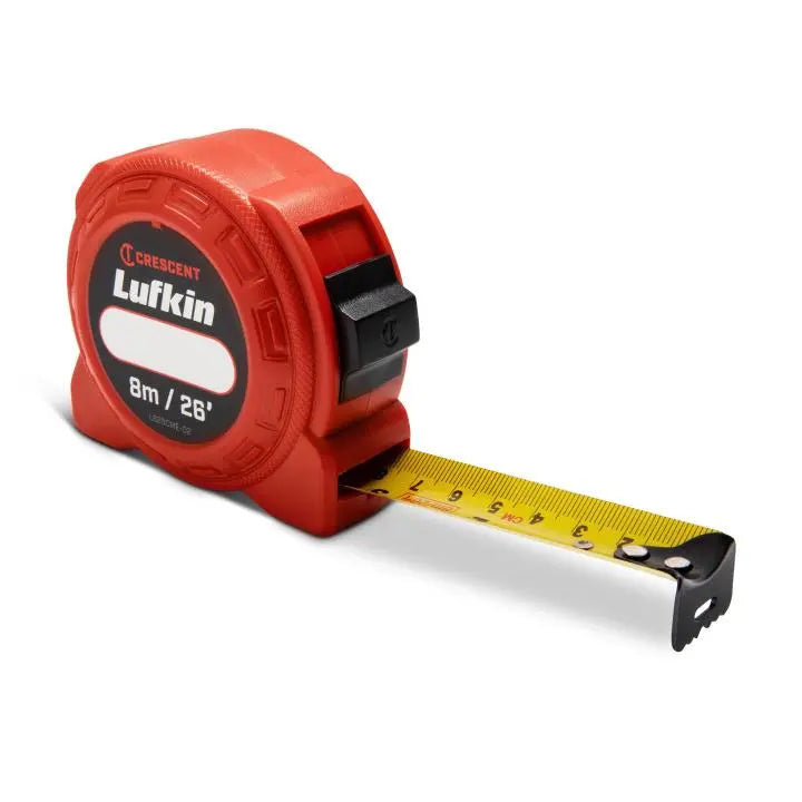 LUFKIN 1 in x 26 ft L600 Series Power Tape Measure - GW L625CME-02 Measuring Tape LUFKIN