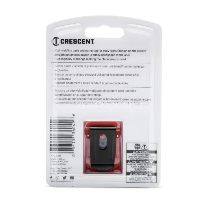 LUFKIN 1 in x 26 ft L600 Series Power Tape Measure - GW L625CME-02 Measuring Tape LUFKIN