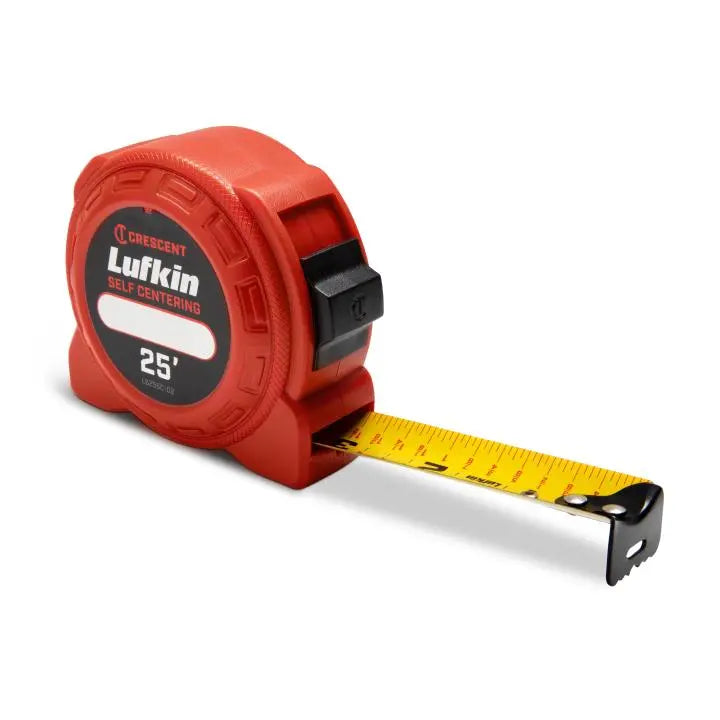 LUFKIN 1 in x 25 ft L600 Series Self Centering Power Tape Measure - GW L625SC-02 Measuring Tape LUFKIN