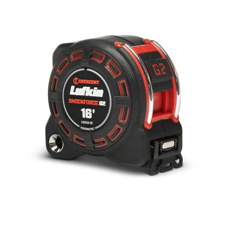 LUFKIN 1-1/4 in x 16 ft Shockforce G2 Magnetic Tape Measure - GW LM1216-02 Measuring Tape LUFKIN
