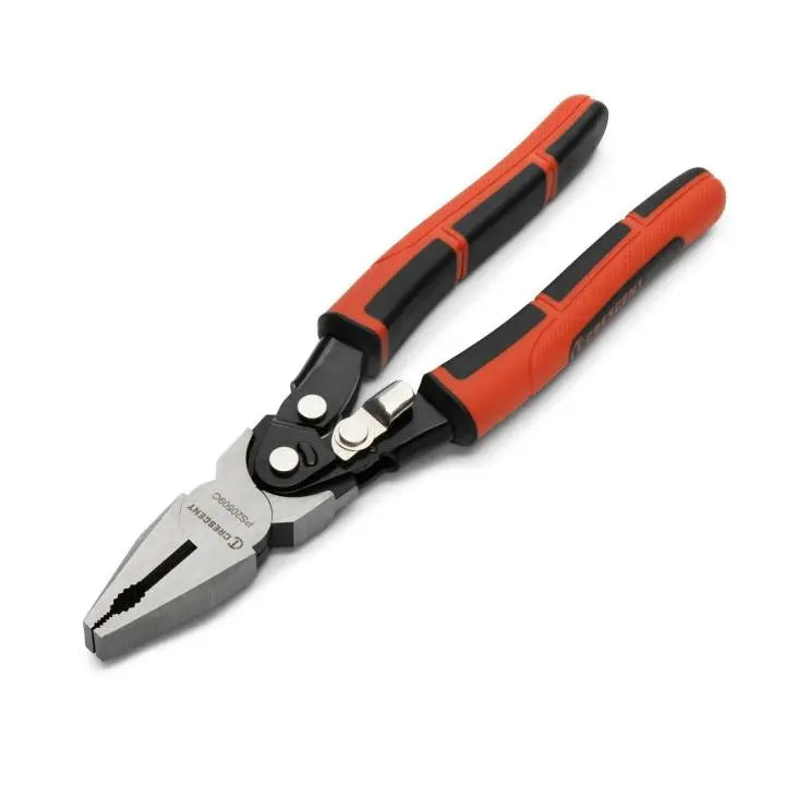 CRESCENT Pro Series Dual Material Compound Action Lineman Cutting Plier, 8 in - GW PS20509C CRESCENT