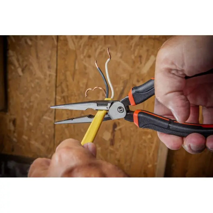 CRESCENT Long Nose Plier with Cushion Grip, 8 in - GW Z6548CG-06 Plier CRESCENT