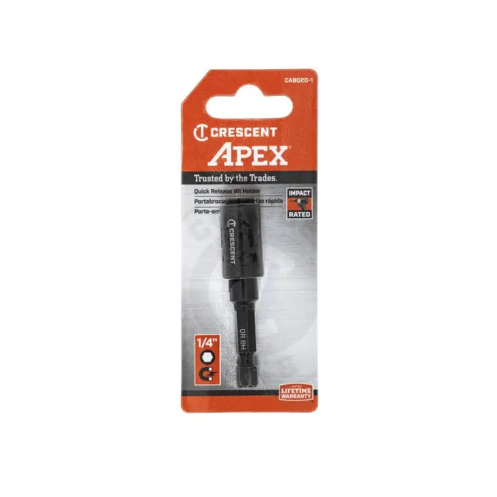 CRESCENT Quick Release Bit Holder, 2 in - GW CABQ2D-1 Bit Holder CRESCENT