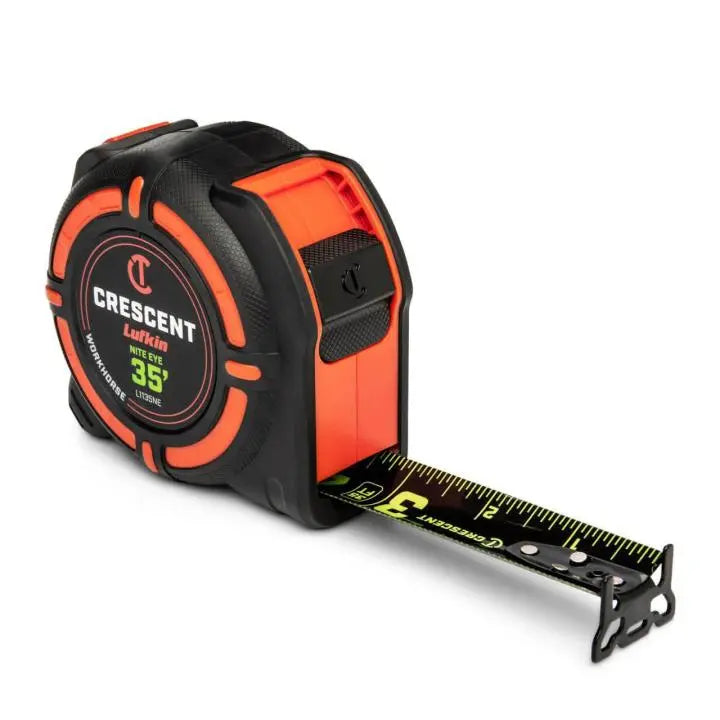 Crescent/Lufkin 1-1/4" x 35' WORKHORSE NITE EYE™ Tape Measure