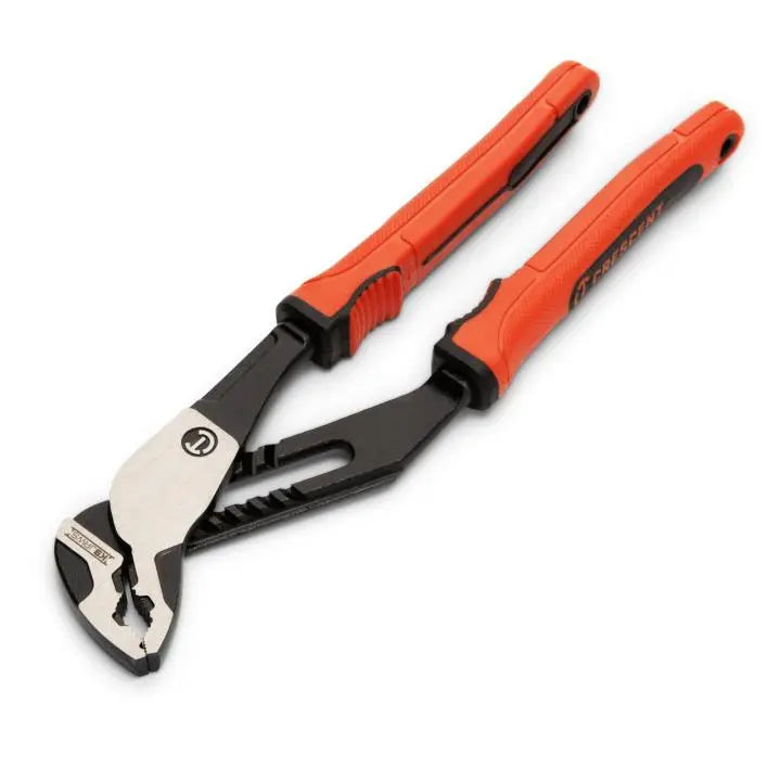 CRESCENT Z2 K9 Straight Jaw Dual Material Tongue and Groove Plier, 8 in - GW RTZ28CG CRESCENT