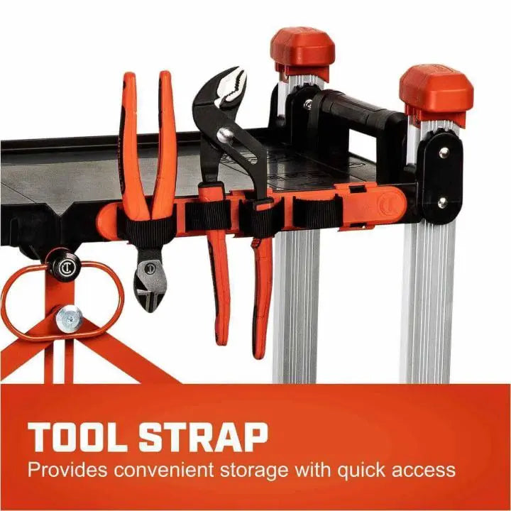 CRESCENT SITERUNNER 3-Shelf Folding Jobsite Cart - GW F3SCBL CRESCENT