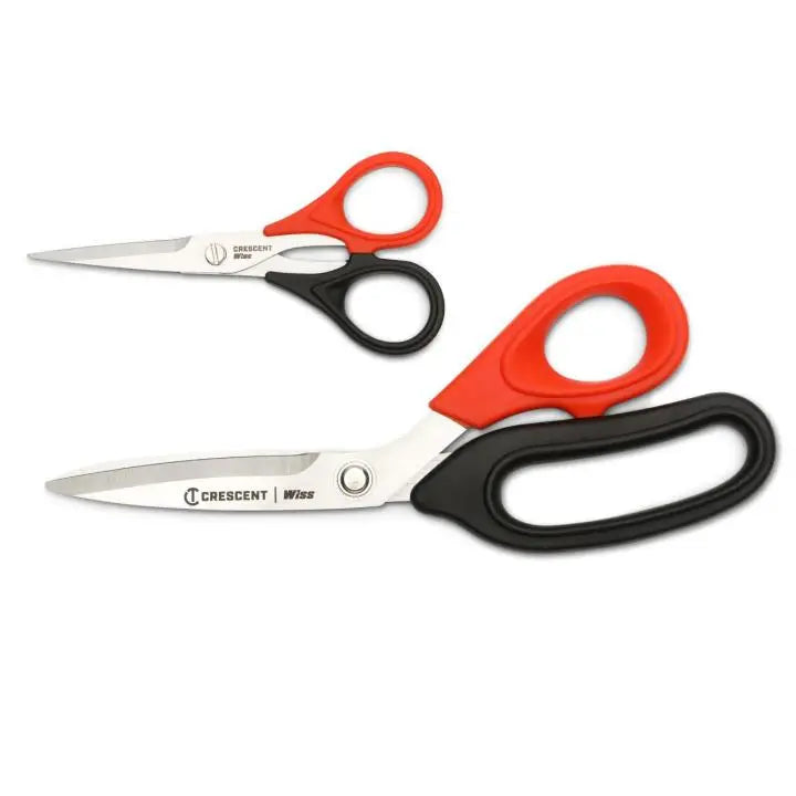 WISS Set of 2 Home, Crafting and Sewing Scissors - GW WHCS2 WISS