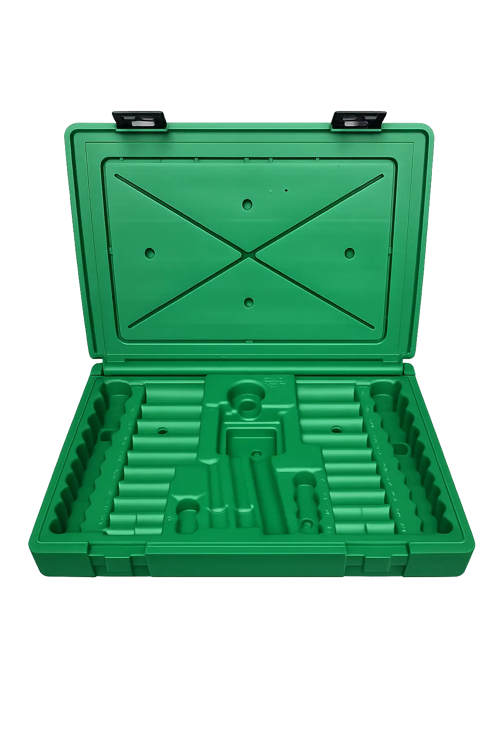 SK Tools SK ABOX-91844- Blow-molded replacement case for 91844 and 91848 1/4" Drive Socket Set, Green