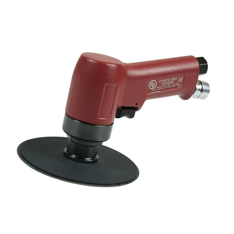 Chicago Pneumatic CP3070-120G 5" Pistol Sander | 0.50 HP | 1/4" Air Inlet | 3/8" - 24 Thread | 12,000 RPM 6151620090 Chicago Pneumatic