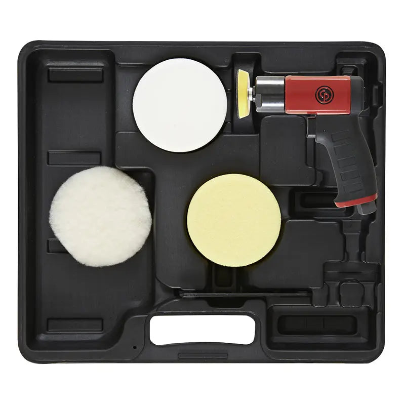 Chicago Pneumatic CP7201P 3 in. Disc Polisher Kit, Hook and Loop, 2500 rpm 8941172014 Chicago Pneumatic