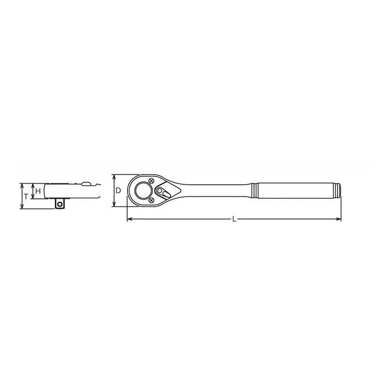 Ko-ken Tools 1/2 Sq. Dr. Ratchet Handle 24 teeth 250mm Plastic Handle Ko-ken Tools