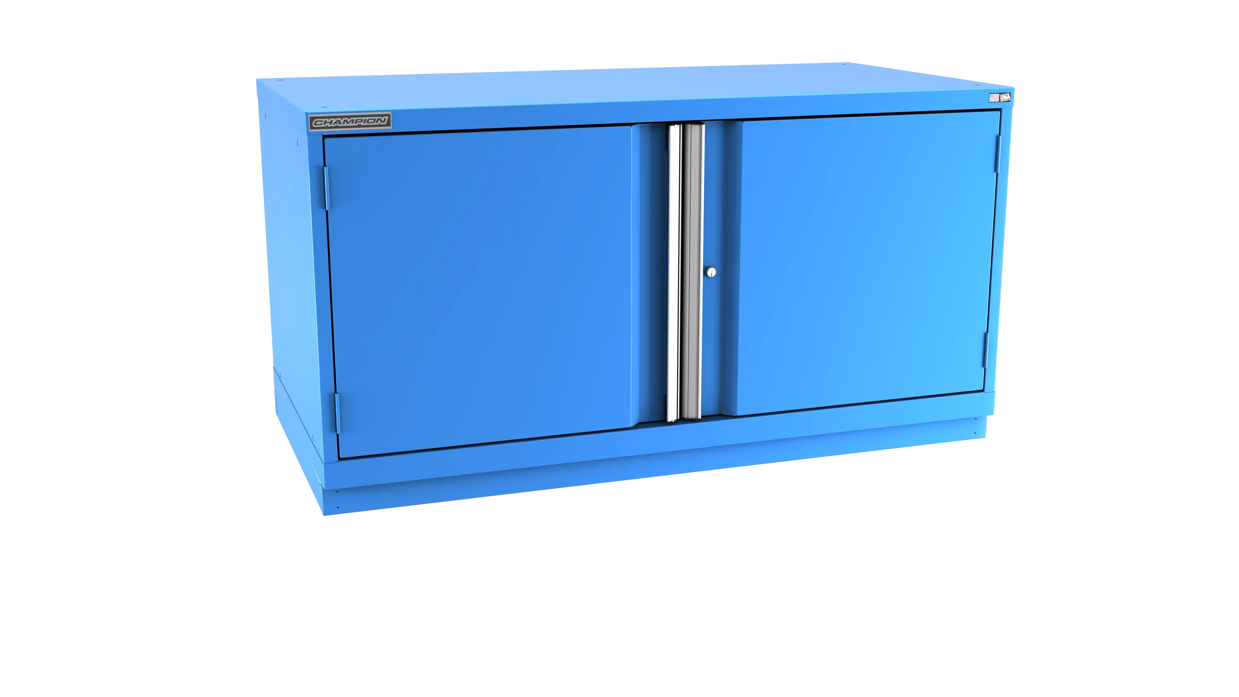 Champion Tool 2-Door Modular Cabinet, 56-1/2 W x 29-7/8 H x 28-1/2 D in - CM DW1200-2FDIL-FTB Champion Tool Storage