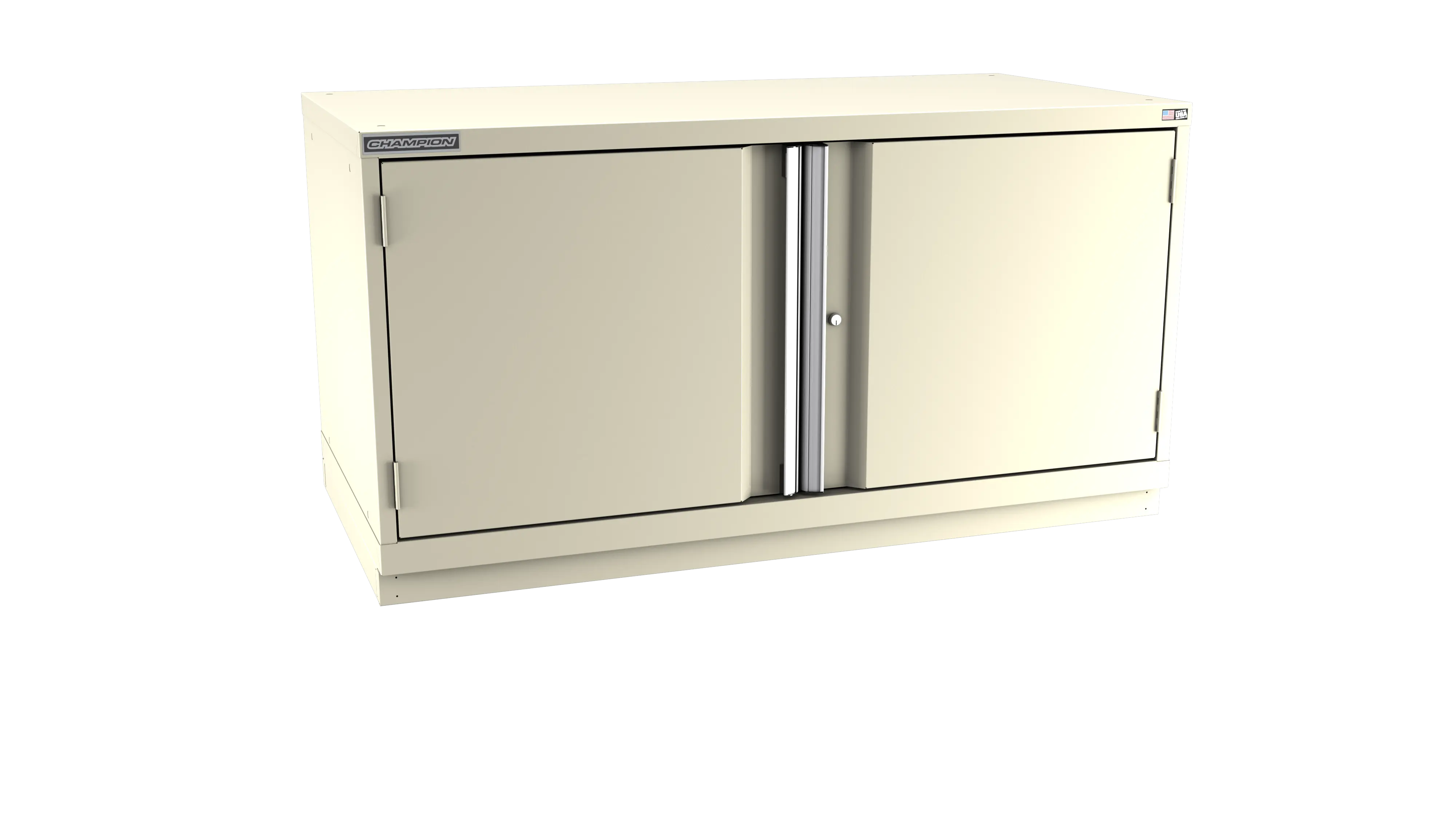 Champion Tool 2-Door Modular Cabinet, 56-1/2 W x 29-7/8 H x 28-1/2 D in - CM DW1200-2FDIL-FTB Champion Tool Storage