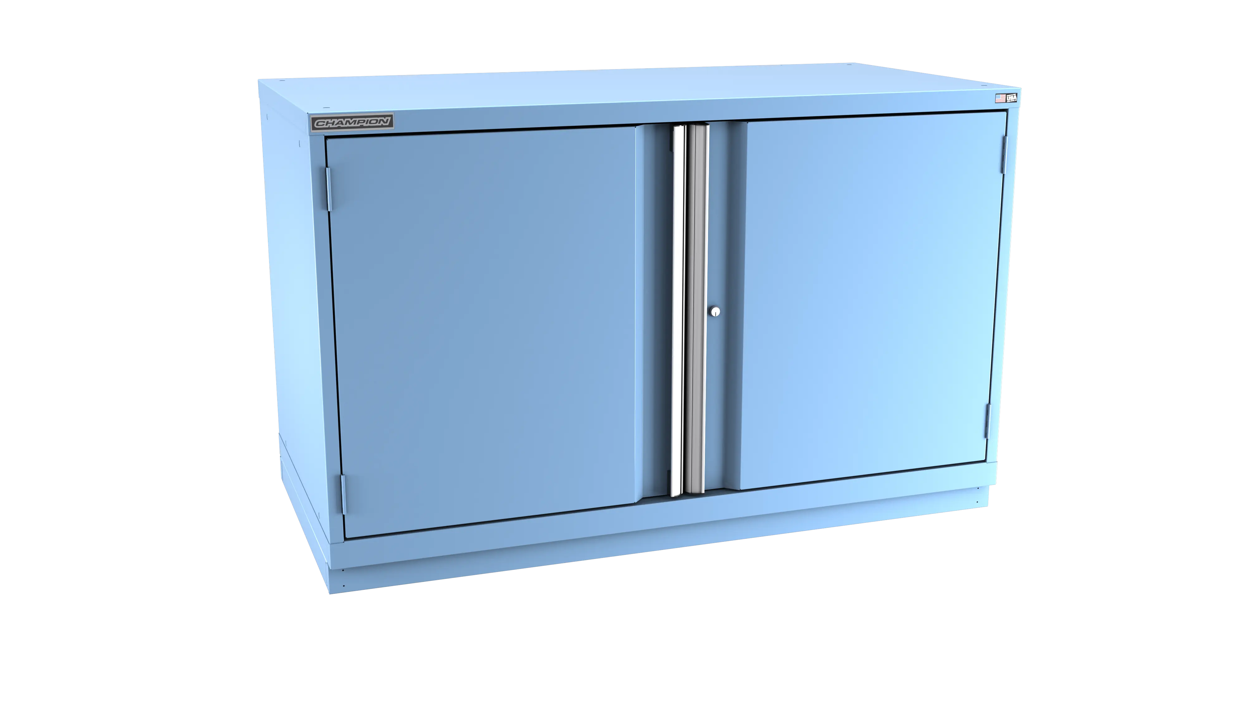 Champion Tool 2-Door Modular Cabinet, 56-1/2 W x 35-7/8 H x 28-1/2 D in - CM DW1500-2FDIL-FTB Champion Tool Storage