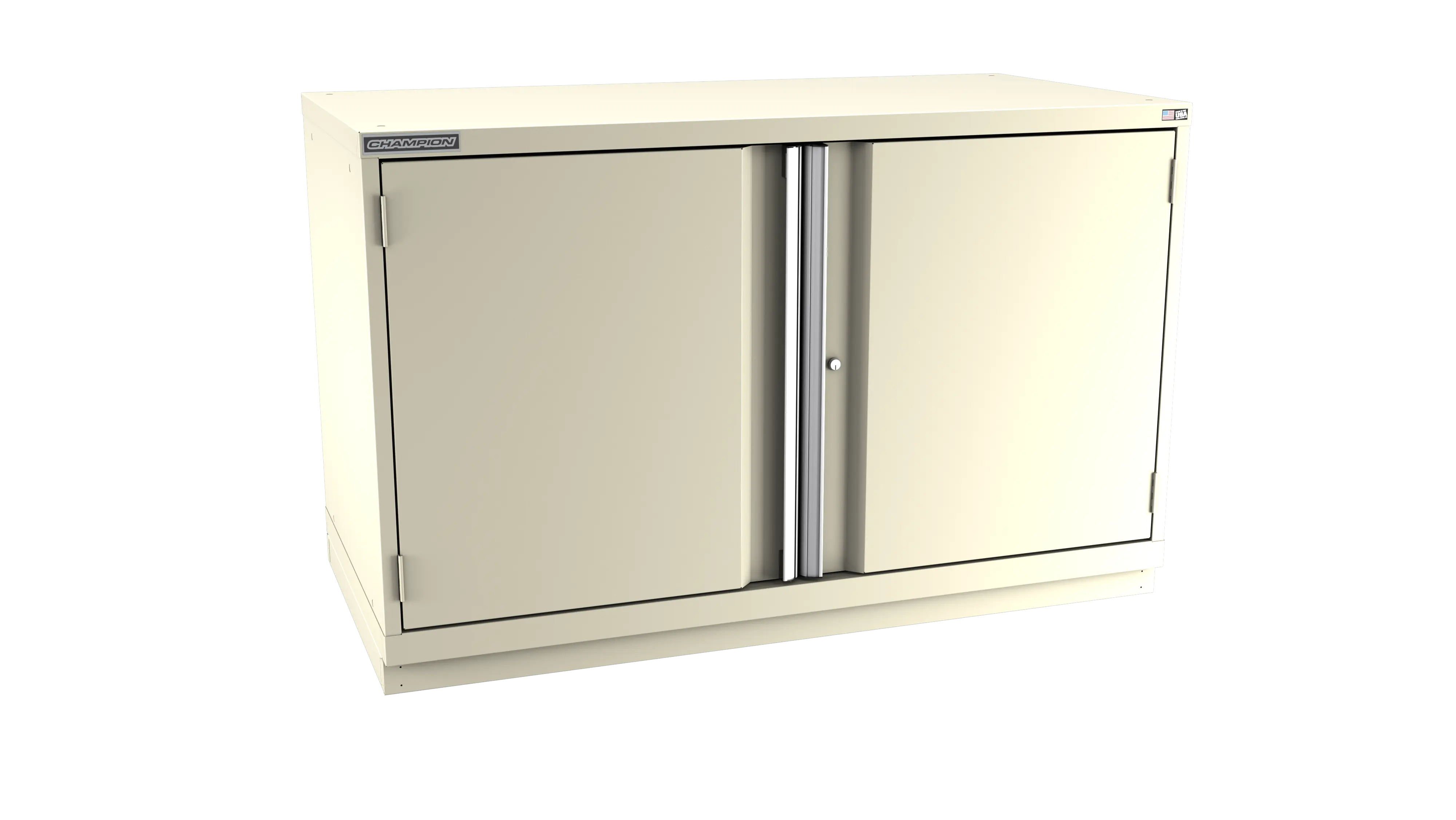 Champion Tool 2-Door Modular Cabinet, 56-1/2 W x 35-7/8 H x 28-1/2 D in - CM DW1500-2FDIL-FTB Champion Tool Storage