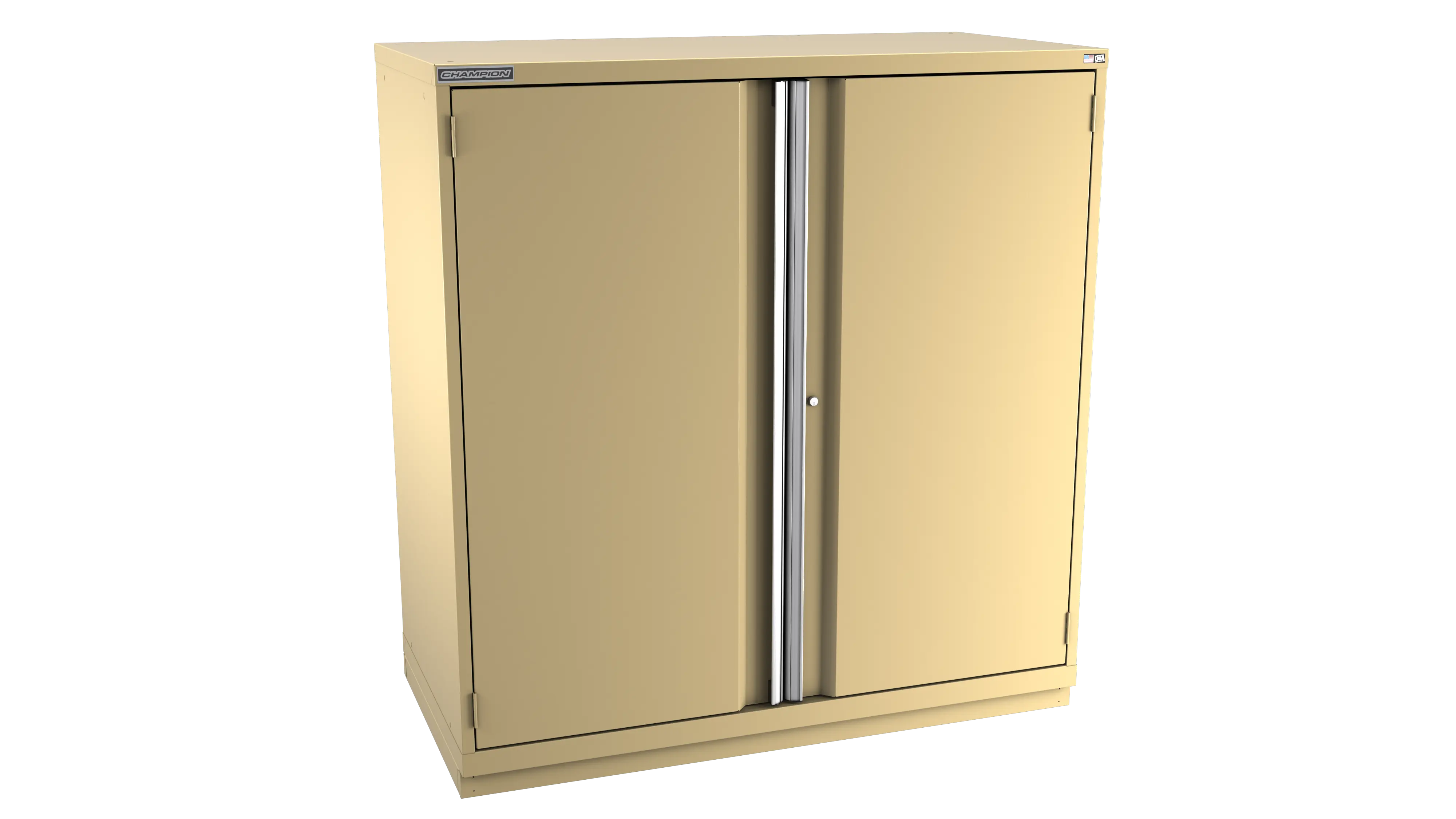 Champion Tool 2-Door Modular Cabinet, 56-1/2 W x 59-1/2 H x 28-1/2 D in - CM DW2700-2FDIL-FTB Champion Tool Storage