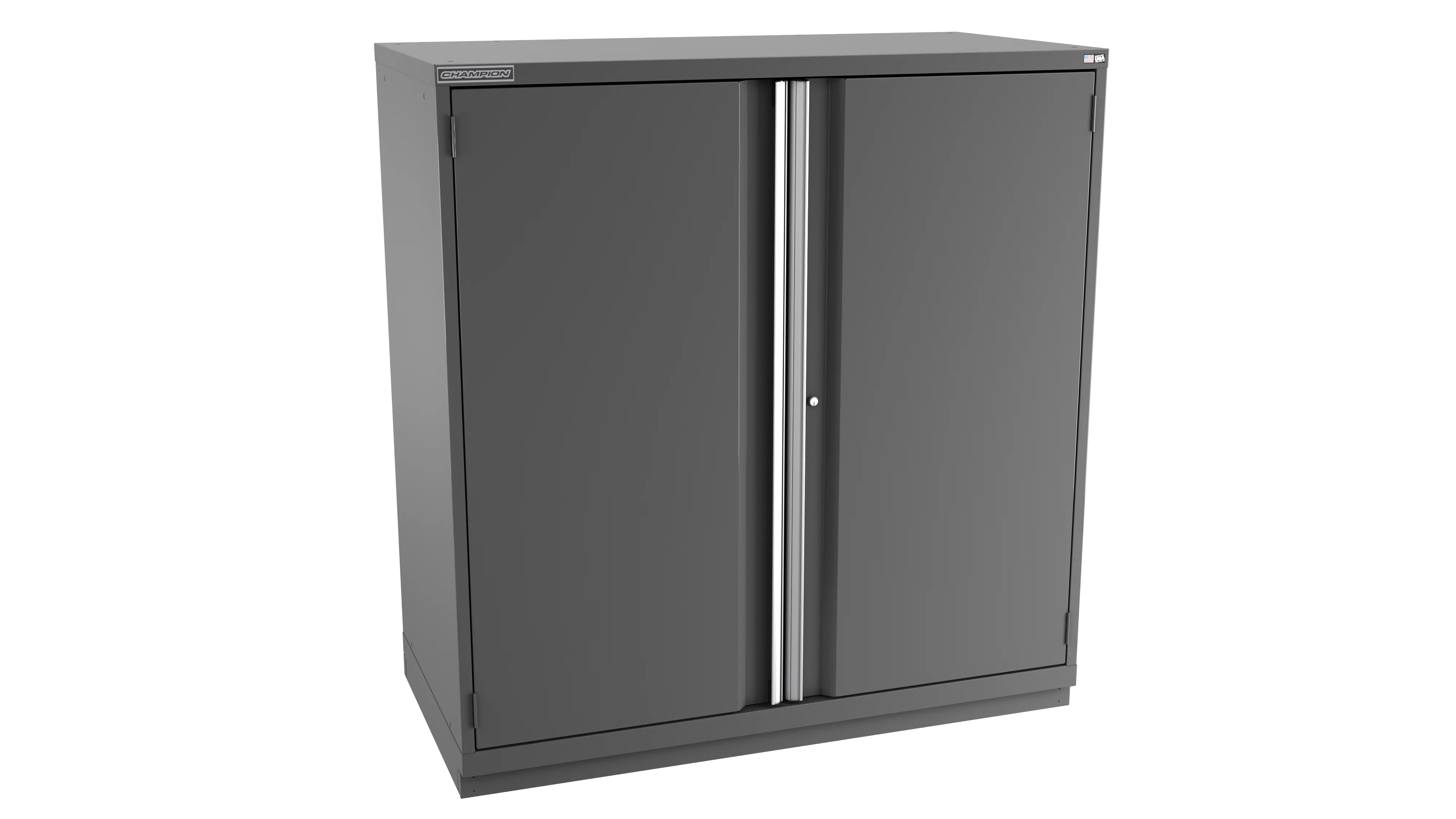 Champion Tool 2-Door Modular Cabinet, 56-1/2 W x 59-1/2 H x 28-1/2 D in - CM DW2700-2FDIL-FTB Champion Tool Storage