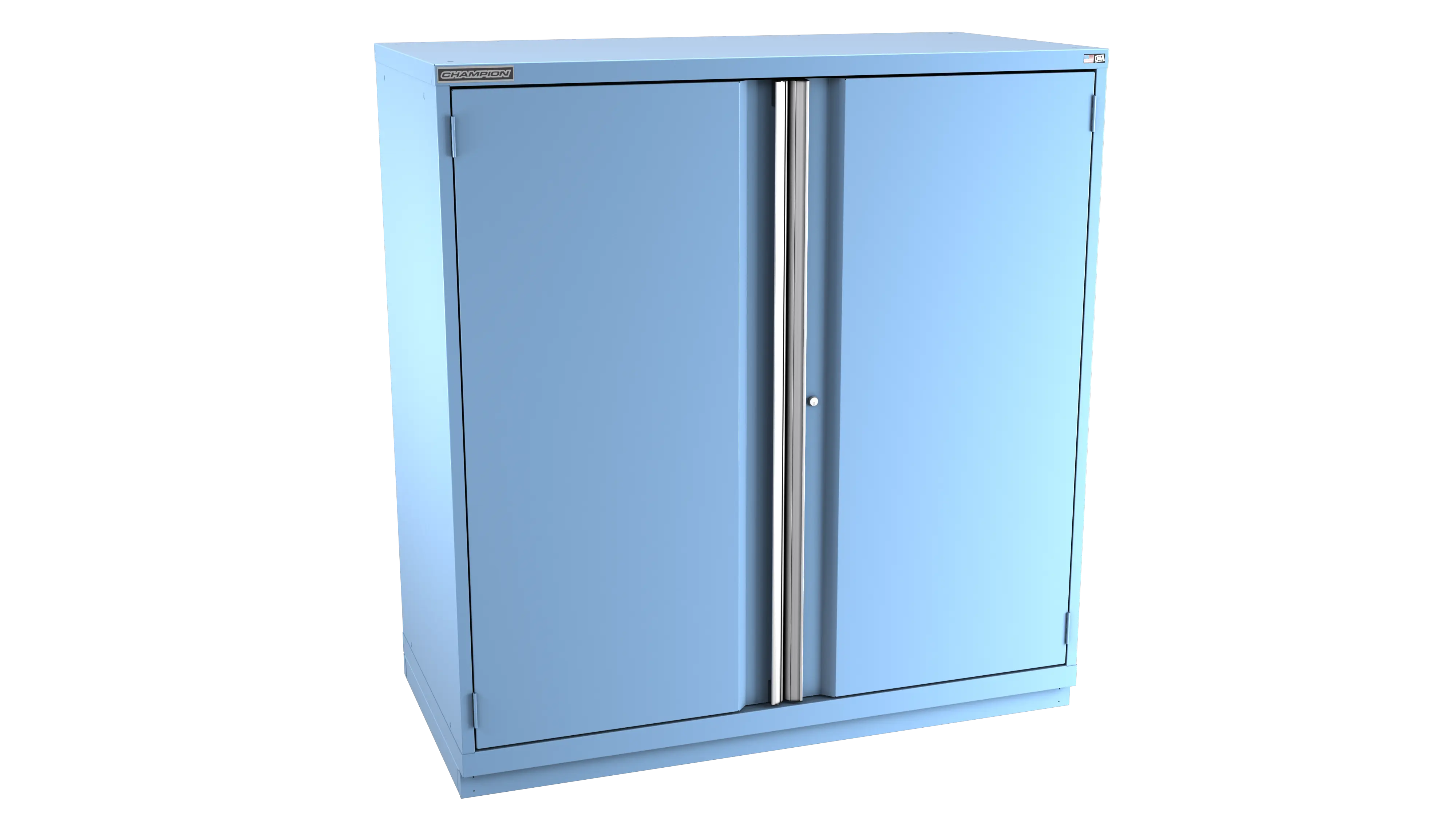 Champion Tool 2-Door Modular Cabinet, 56-1/2 W x 59-1/2 H x 28-1/2 D in - CM DW2700-2FDIL-FTB Champion Tool Storage