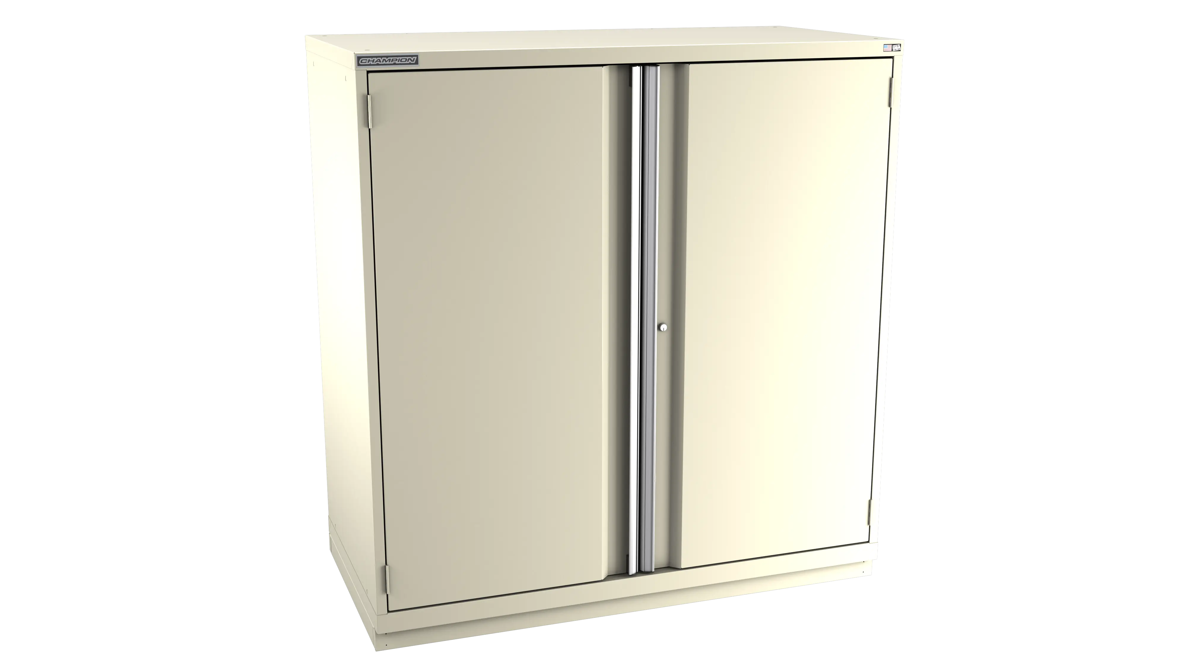 Champion Tool 2-Door Modular Cabinet, 56-1/2 W x 59-1/2 H x 28-1/2 D in - CM DW2700-2FDIL-FTB Champion Tool Storage