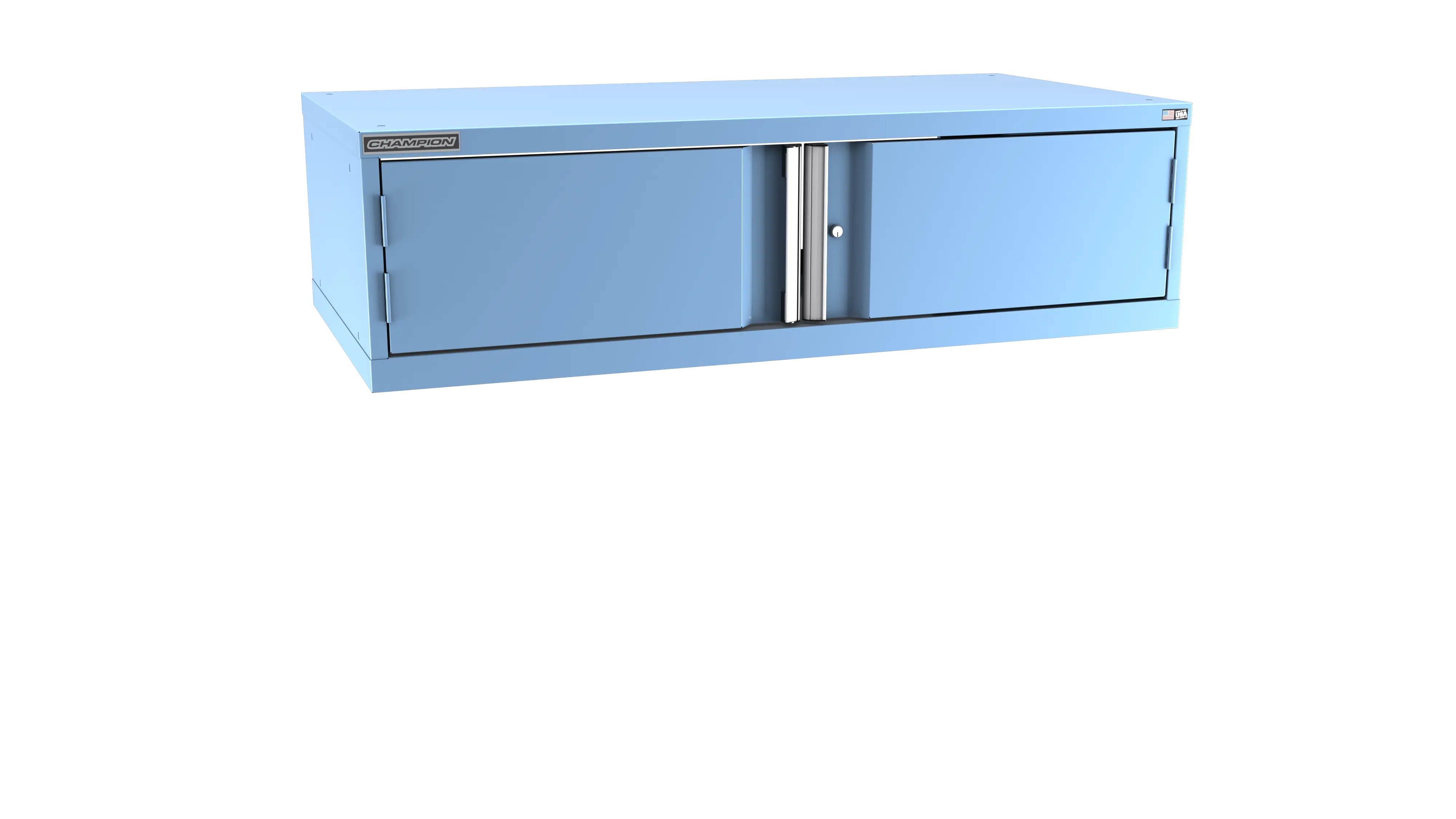 Champion Tool 2-Door Modular Cabinet, 56-1/2 W x 15-3/4 H x 28-1/2 D in - CM DW600-2FDIL Champion Tool Storage