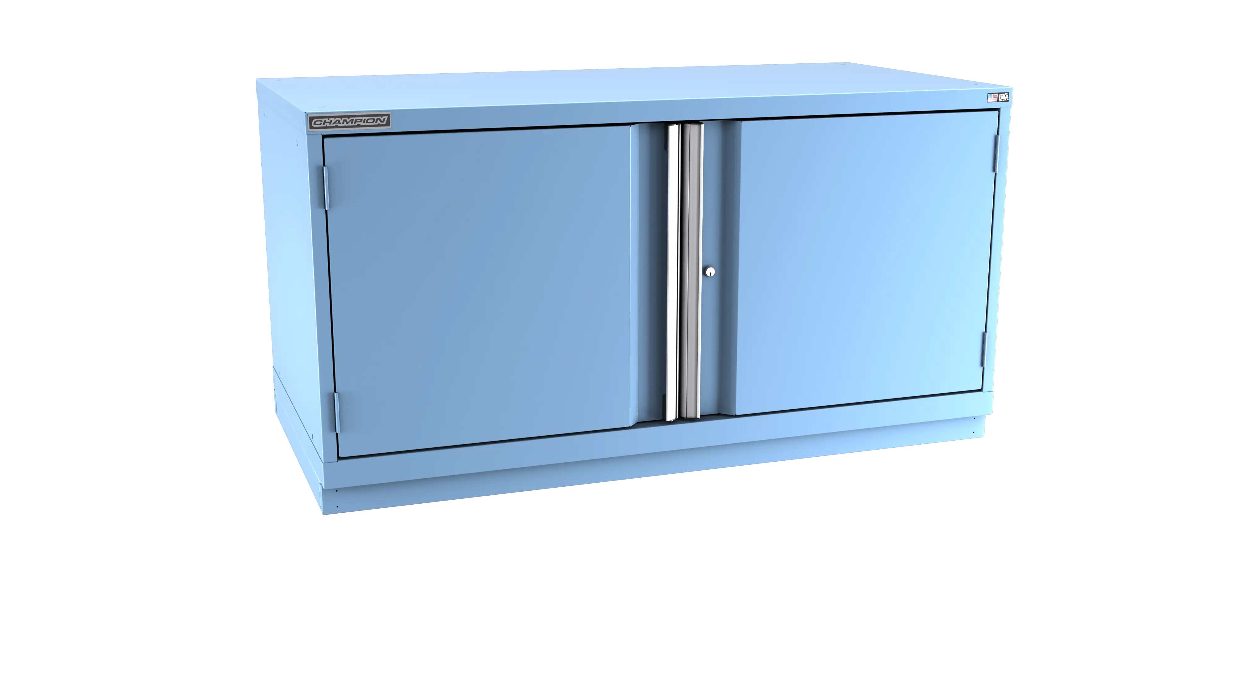 Champion Tool 2-Door Modular Cabinet, 56-1/2 W x 29-7/8 H x 22-1/2 D in - CM DWS1200-2FDIL-FTB Champion Tool Storage