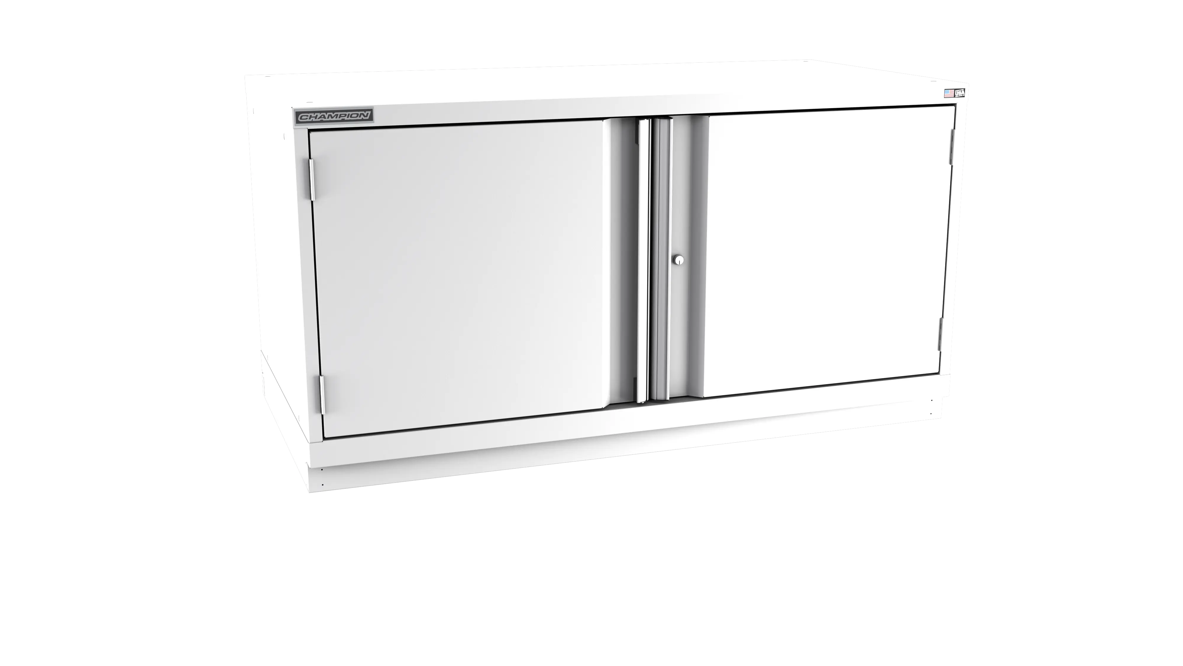 Champion Tool 2-Door Modular Cabinet, 56-1/2 W x 29-7/8 H x 22-1/2 D in - CM DWS1200-2FDIL-FTB Champion Tool Storage