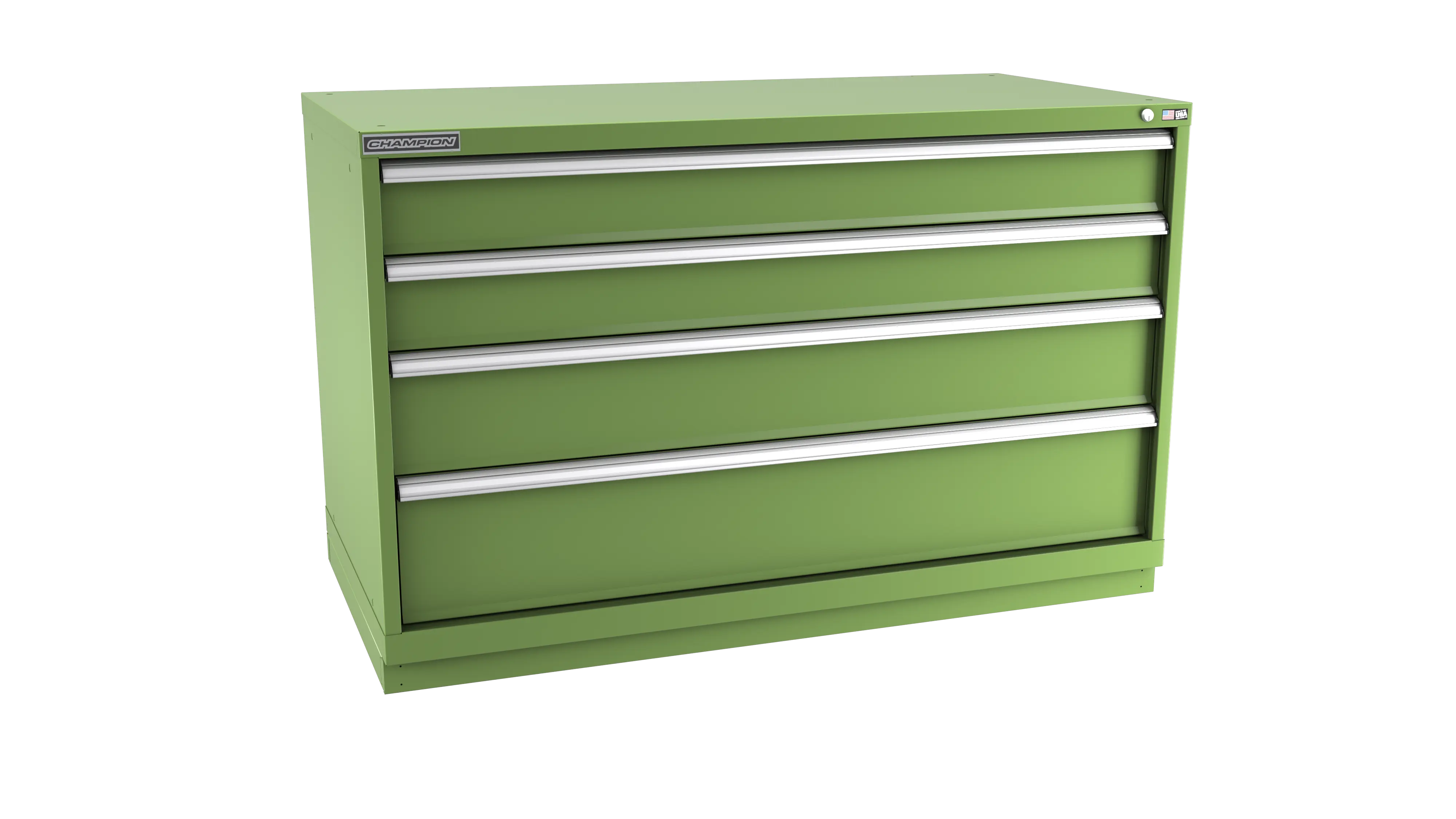 Champion Tool 4-Drawer Modular Cabinet, 56-1/2 W x 35-7/8 H x 22-1/2 D in - CM DWS1500-0401-ILC-FTB Champion Tool Storage