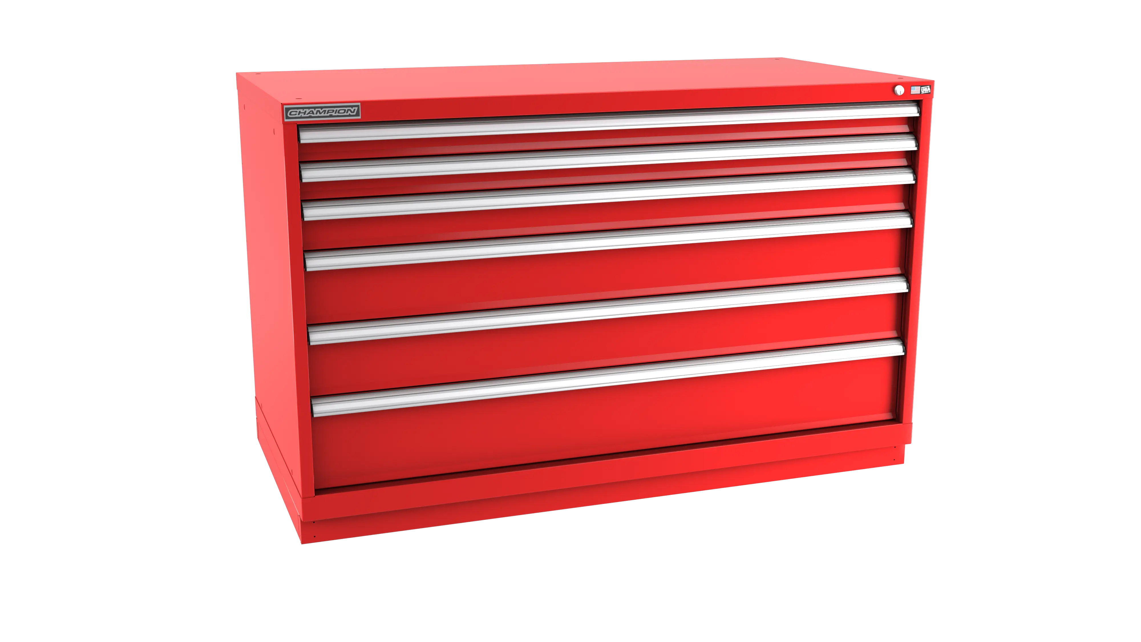 Champion Tool 6-Drawer Modular Cabinet, 56-1/2 W x 35-7/8 H x 22-1/2 D in - CM DWS1500-0601-ILC-FTB Champion Tool Storage