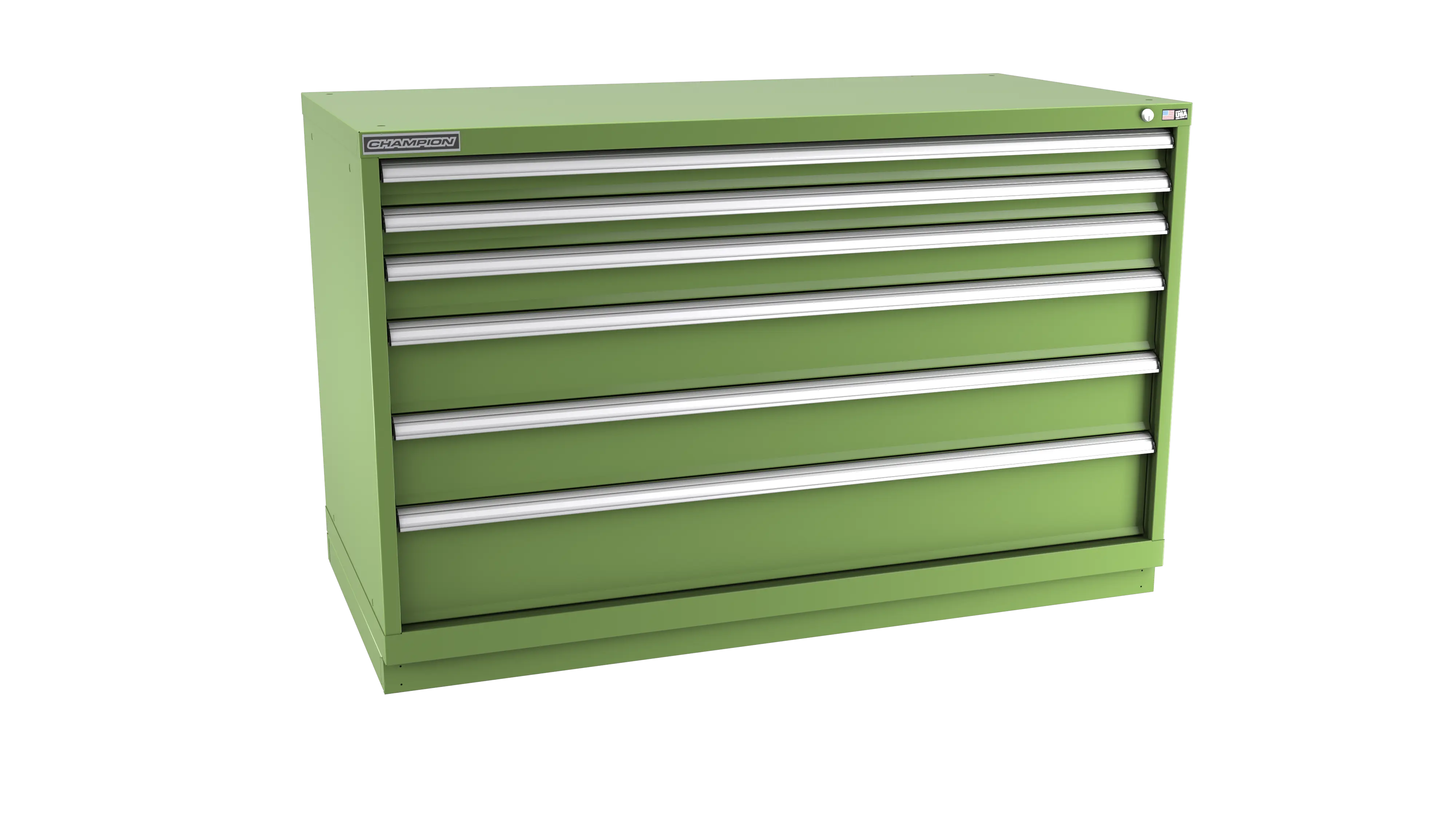 Champion Tool 6-Drawer Modular Cabinet, 56-1/2 W x 35-7/8 H x 22-1/2 D in - CM DWS1500-0601-ILC-FTB Champion Tool Storage
