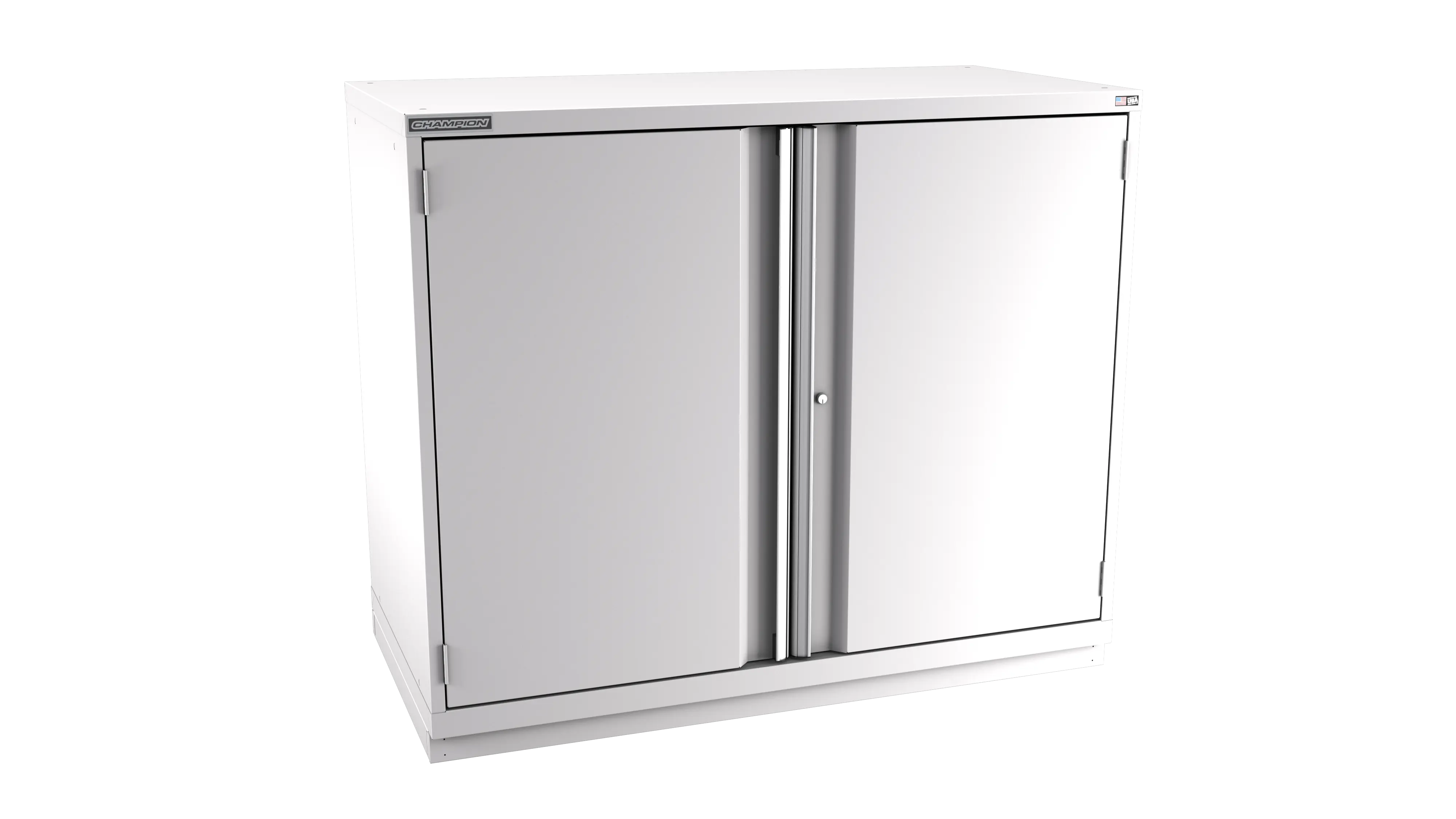 Champion Tool 2-Door Modular Cabinet, 56-1/2 W x 45-1/4 H x 22-1/2 D in - CM DWS2100-2FDIL-FTB Champion Tool Storage